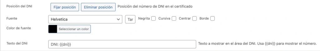 nuevo campo certificados Sensei LMS